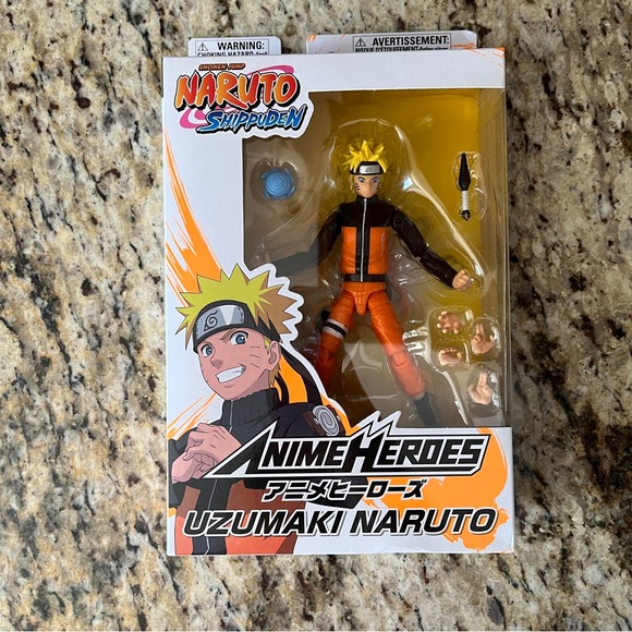 Anime Heroes Naruto Shippuden Uzumaki Naruto 6.5" scale figure play or display - Picture 2 of 8